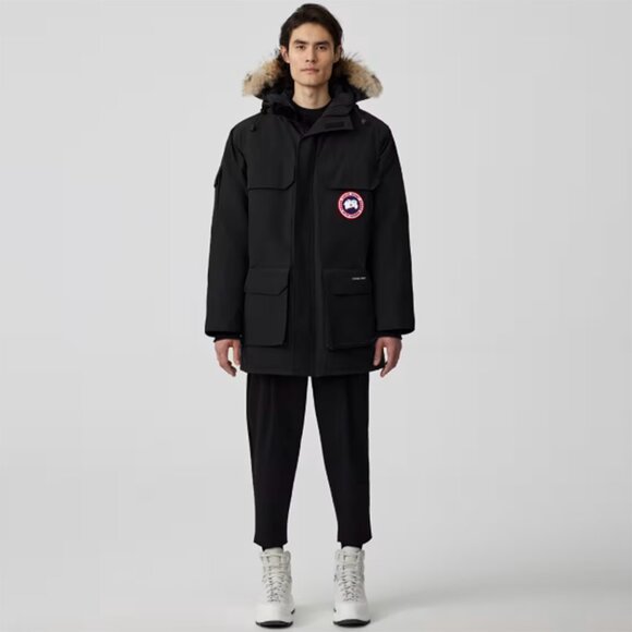 NWE ! Canada Goose Expedition Parka Heritage Jacket IN Black - Picture 1 of 9